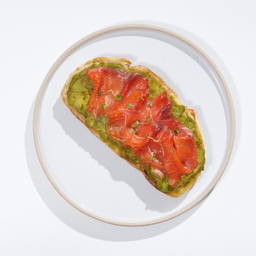 SM10 Avocado & Salmon on Toast ขนมปังหน้าอโวคาโดกับแซลมอน