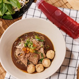 SET 3 เส้นเล็กน้ำ + น้ำกระเจี๊ยบ