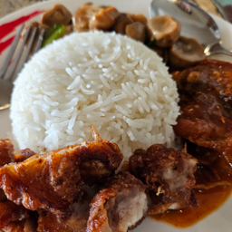 ข้าวราด2อย่างไม่รวมแกงเหลือง มัสมั่น