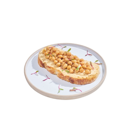 V6 Hummus & Chick pea on Toast ขนมปังหน้าฮัมมัสกับถั่วลูกไก่