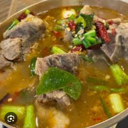ต้มแซ่บเล้งหมู