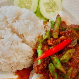 ข้าวราดพริกแกงกุ้ง