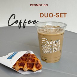 Duo Set Coffee จับคู่ กาแฟ+ครอฟเฟิล