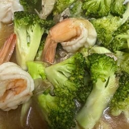 บล็อกโครี่กุ้งสด