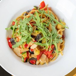 Spaghetti AOP Garden Vegetables