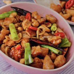 Cashew Nuts Stir-Fry + Drink