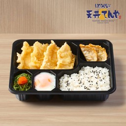 เบนโตะปลานามาซึเทมปุระและไข่ออนเซ็น