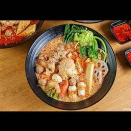 หมาล่าหม้อไฟ(ซุปนมน้ำข้น)