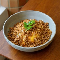 หมูสับผัดซีอิ้วไข่ข้น