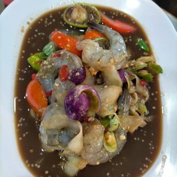 ตำหลวงพรพบางกุ้งสด
