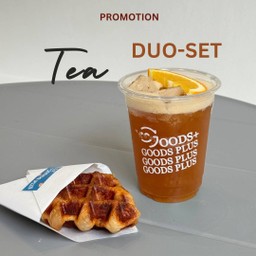 Duo Set Tea จับคู่ ชา + ครอฟเฟิล