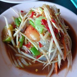 ตำกุ้งสด