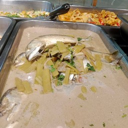 กะทิสายบัวปลาทู+ข้าว