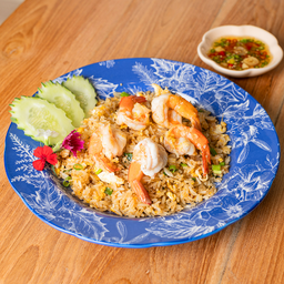 ข้าวผัดกุ้ง  Fried Rice with Prawn