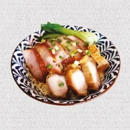 Q2.บะหมี่หมูแดง + หมูกรอบ