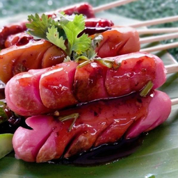 ไส้กรอก นมชมพู