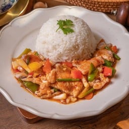 K60. ข้าวพริกเผาเนื้อ