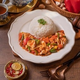 K58. ข้าวพริกเผาไก่