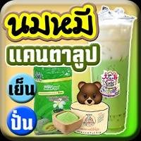 นมหมี แคนตาลูป