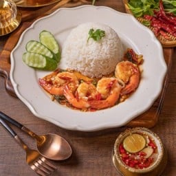 K37.ข้าวกระเพรากุ้ง