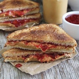 PB & J  Sandwich ❤️ (  Peanut Butter and Jam Sandwich )