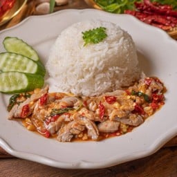 K36. ข้าวกระเพราเนื้อ