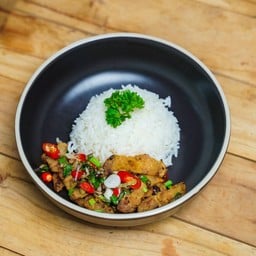 หมูคั่วพริกเกลือ