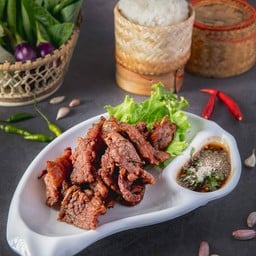 หมูแดดเดียวทอด 1 ขีด