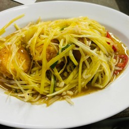 กุ๋ยช่ายขาวผัดหมูกรอบ