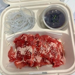 สันคอหมูผัดซอสบุลโกกิ