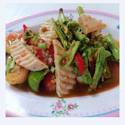 ตำถั่วหมูยอ