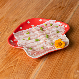 สามชั้นสไลด์จุ่ม Sliced Pork Belly 五花肉片