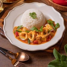 K47. ข้าวปลาหมึกผัดไข่เค็ม