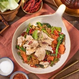 K29. ผัดมาม่าขี้เมาไก่