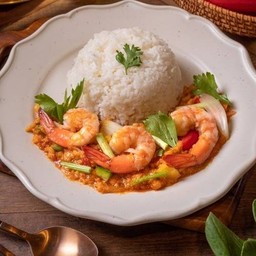 K45. ข้าวผัดผงกะหรี่กุ้ง