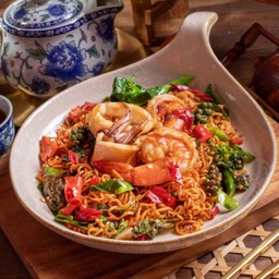 K33. ผัดมาม่าขี้เมาทะเล