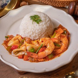 K57. ข้าวผัดเปรี้ยวหวานทะเล