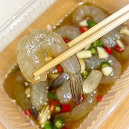 กุ้งแก้วดองน้ำปลากวน