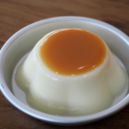 พุดดิ้งนม topping