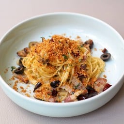 Bacon Aglio e Olio Spaghettini