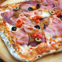 Parma Ham Olive Caramelized Onion