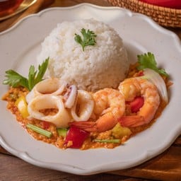 K46.ข้าวผัดผงกะหรี่ทะเล