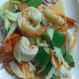 ตำไทยกุ้งสุก