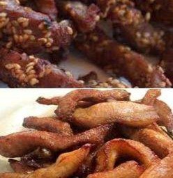 ทอดรวม+เนื้อแดดเดียว+หมูแดดเดียว