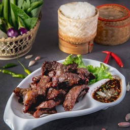 เนื้อแดดเดียวทอด 1 ขีด