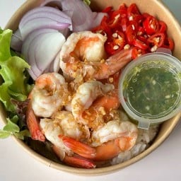 ข้าวขยำกุ้ง by คำบรรจง (ใกล้เซ็นทรัลเวสต์เกต)