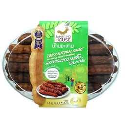 บ้านมะขาม มะขามแกะเมล็ดอบแห้ง 400G(กล่องวงรี)