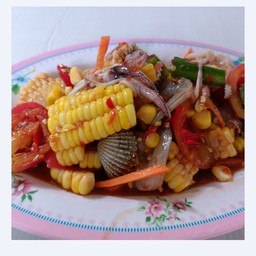 ตำข้าวโพดทะเล