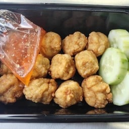 ลูกชิ้นกุ้ง - ทอด