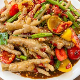 ตำเหลาตีนไก่ปูปลาร้า